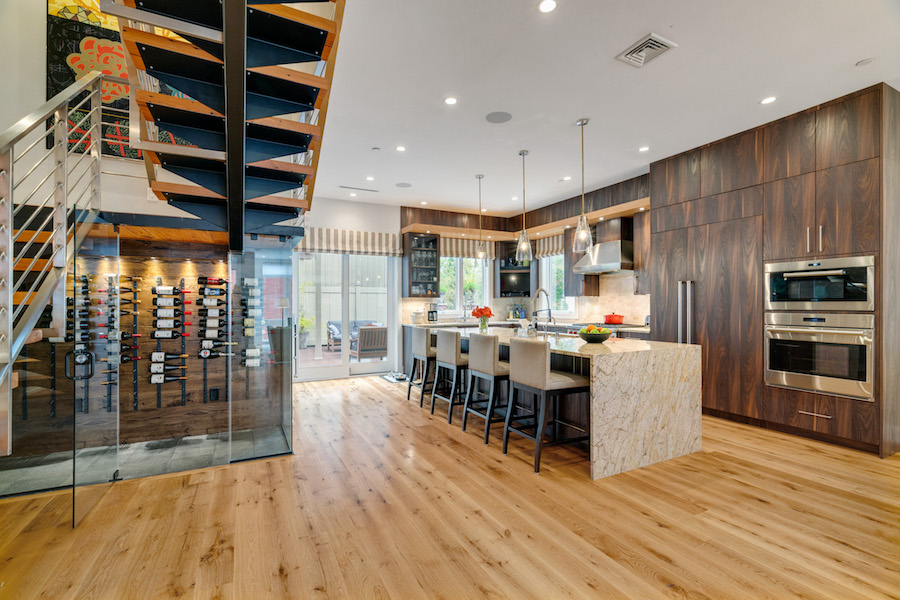 house for sale huge logan square modern townhouse wine room and kitchen