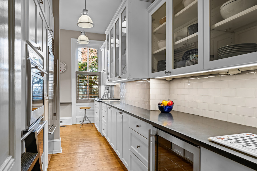 house for sale logan square modern historic townhouse kitchen