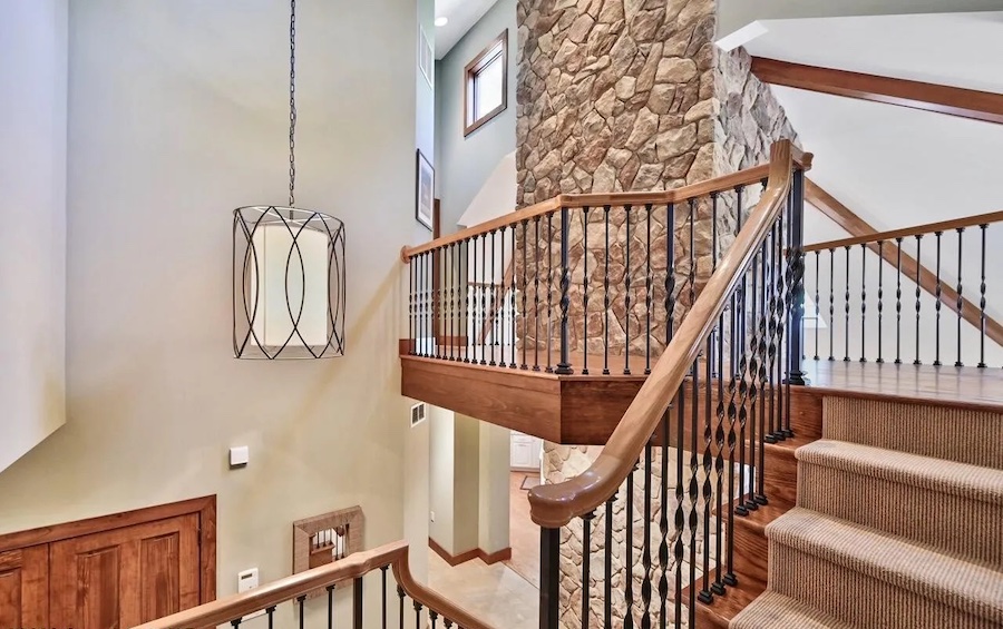 house for sale long pond lakefront contemporary foyer