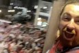 pole climber sean hagan during Phillies celebration on Broad Street