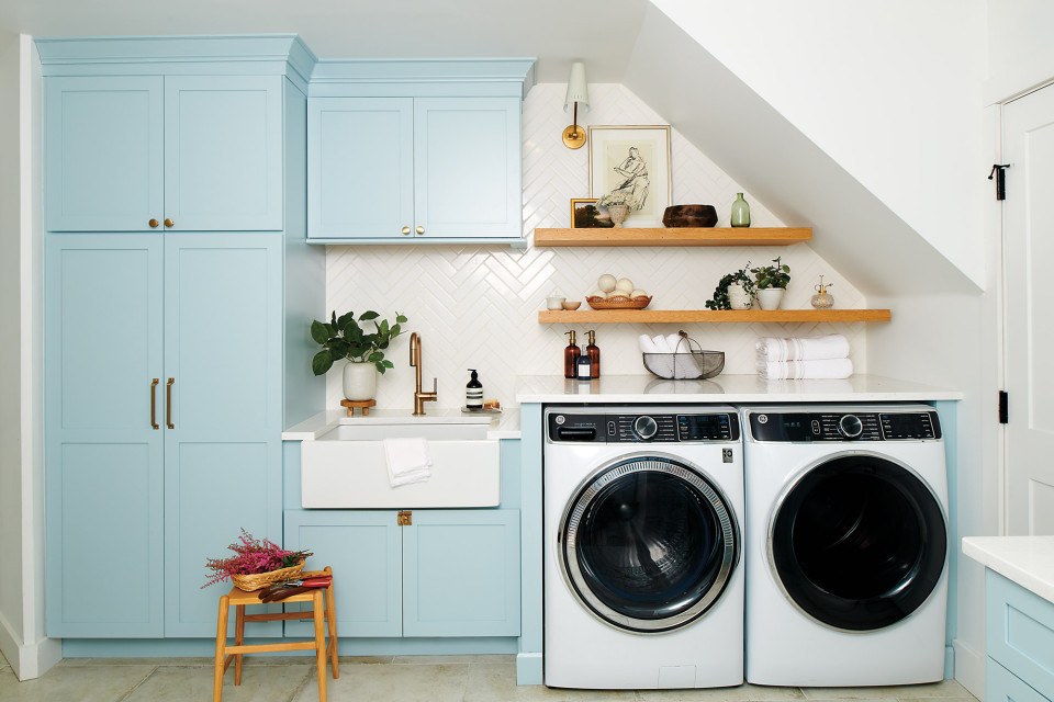 Inside a Professional Organizer's Home: The Laundry Closet - Helen & Co  Interior Design