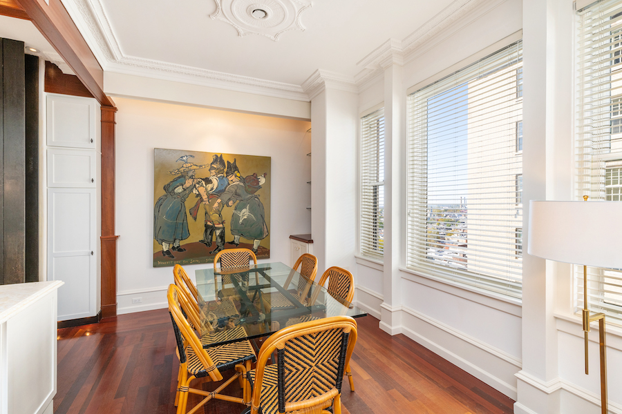 condo for sale rittenhouse square beaux-arts dining room