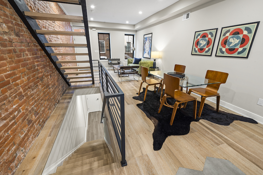 house for sale east passyunk workingman's rowhouse dining room