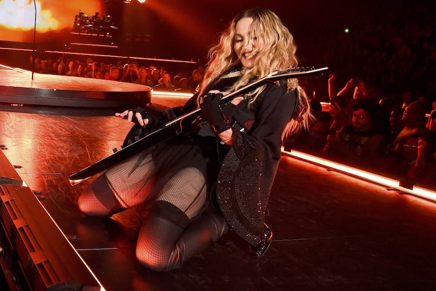 madonna, who just released her new world tour dates, performing in South Philadelphia in 2015