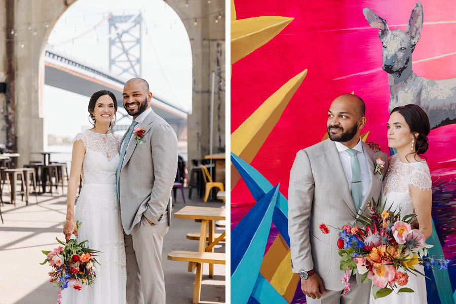 A Multicultural Glen Foerd Wedding Filled With Bright Colors