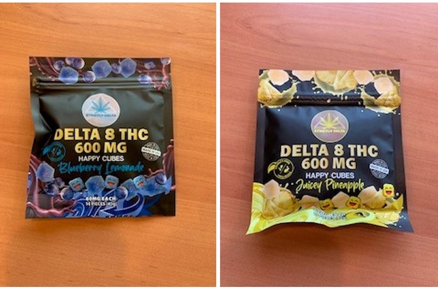 the montco DA says these Strictly Delta gummy products found at Montco smoke shops contained fentanyl and heroin