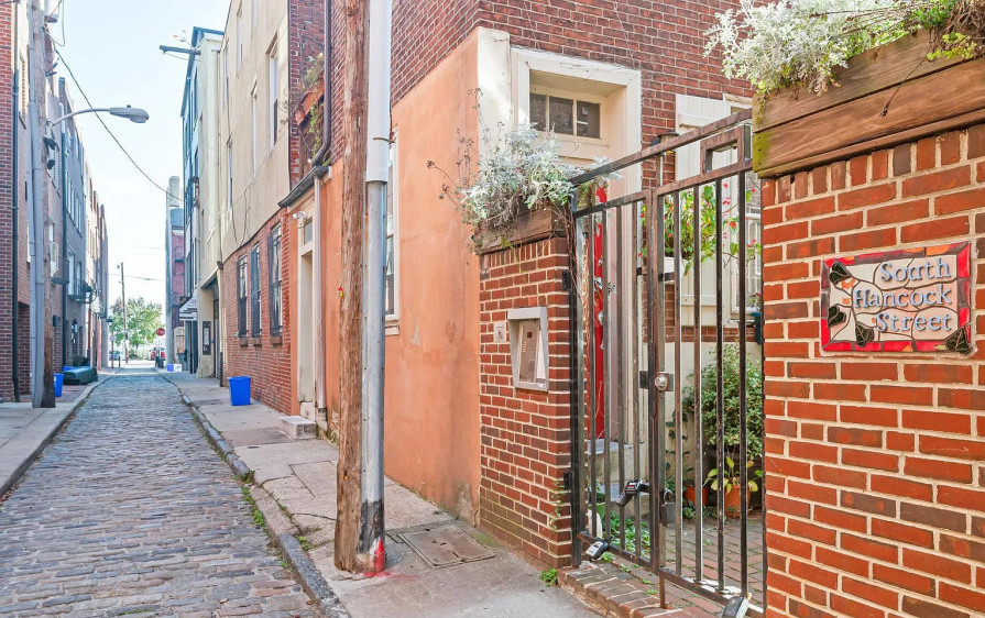 house for sale society hill alley trinity entrance gate