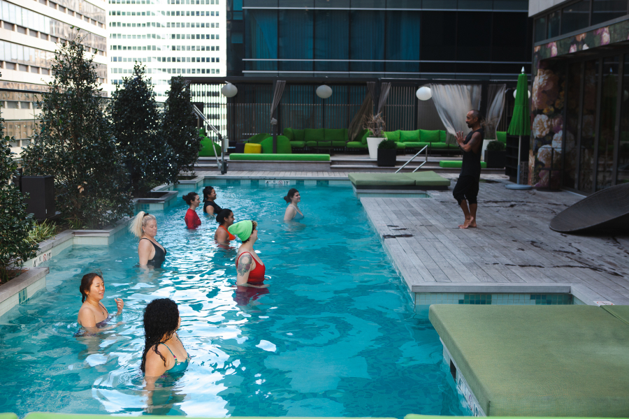 I Tried It: Rooftop Pool Yoga at W Philadelphia