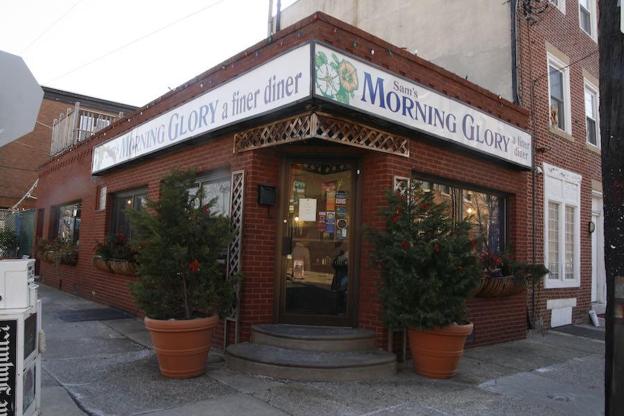 south philadelphia's politically outspoken Morning Glory Diner, whose website has been hacked to go to Donald Trump's website