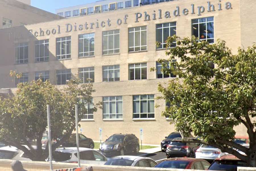 headquarters of the Philadelphia School District, which faces allegations that Steven Sykes, an assistant principal, sexually assaulted and sexually harassed a woman who works there