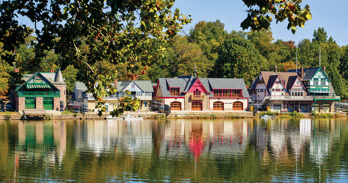 Peek Inside the Renovated Penn Boathouse