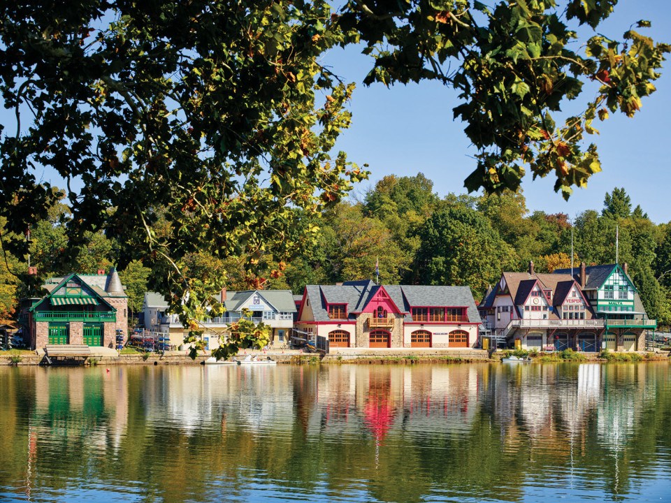 Peek Inside the Renovated Penn Boathouse