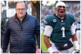 allan domb compares himself to jalen hurts of the philadelphia eagles in new ad