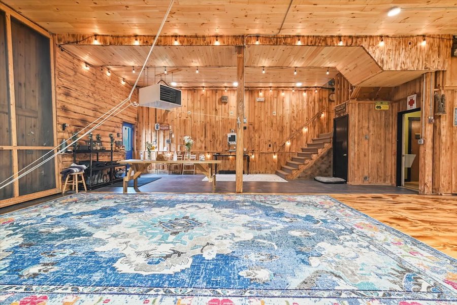 main floor function room/yoga studio