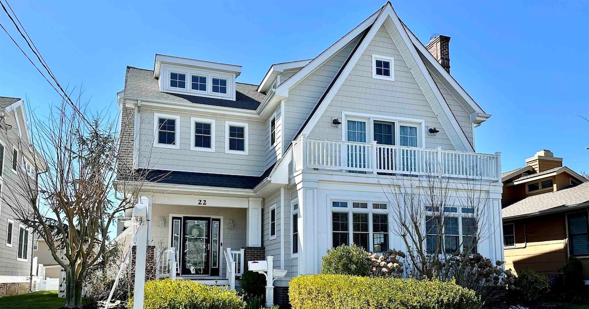 At the Shore Ocean City Bayside Neotraditional House for Sale
