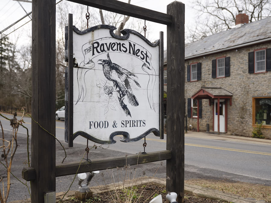 house for sale quakertown tavern raven's nest sign
