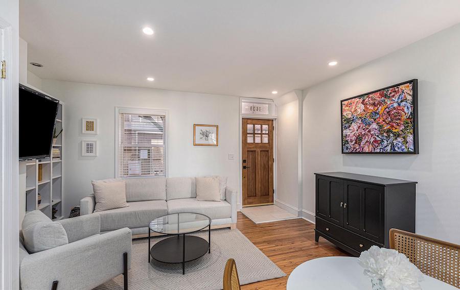 house for sale rittenhouse square updated extended trinity living room