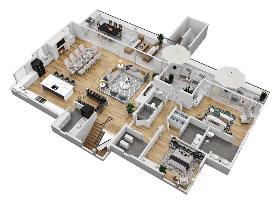 second floor plan