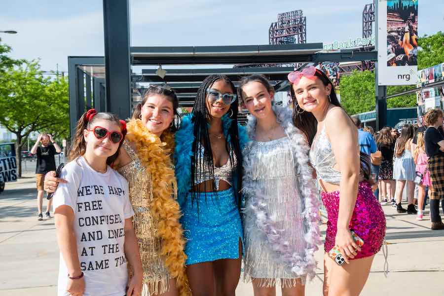 Taylor Swift fans party outside Lincoln Financial Field in Philadelphia