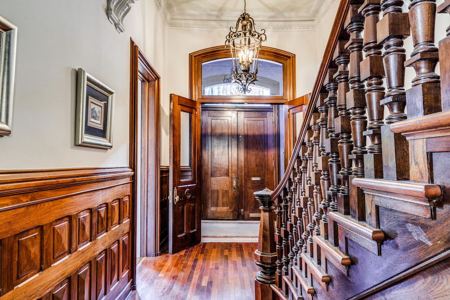 townhouse for sale rittenhouse square victorian foyer