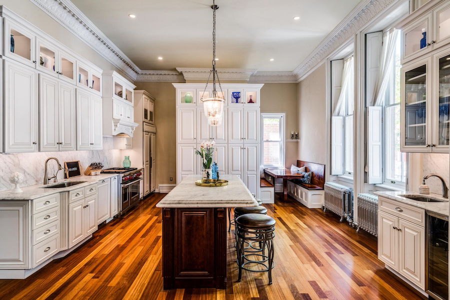 townhouse for sale rittenhouse square victorian kitchen