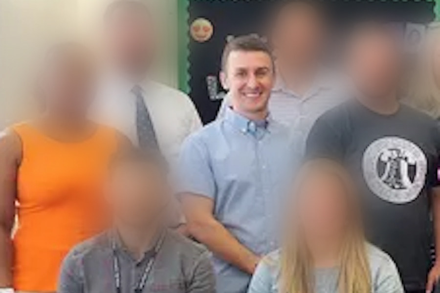 Harriton High School English teacher Jeremy Schobel, who has been arrested on child porn charges