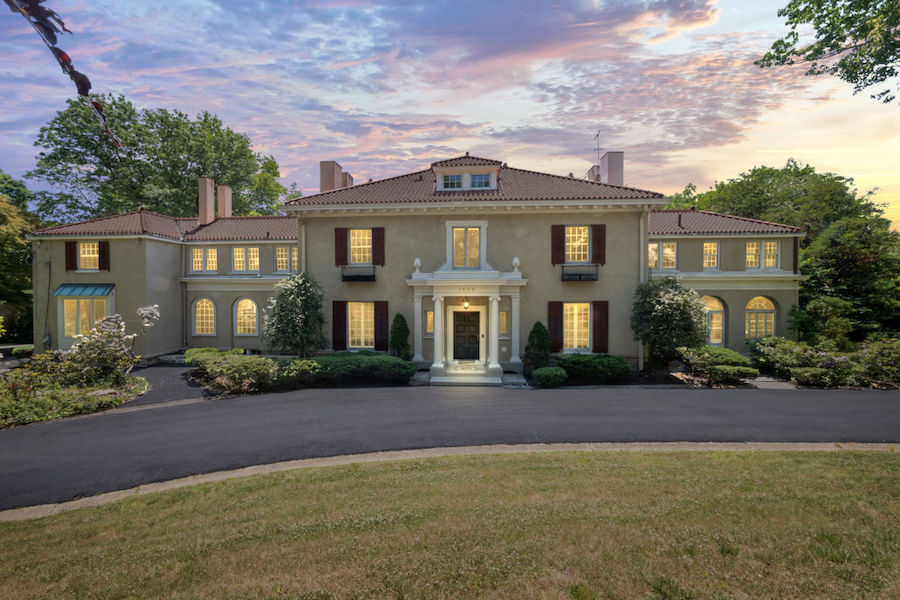 house for sale rydal center-hall colonial exterior front