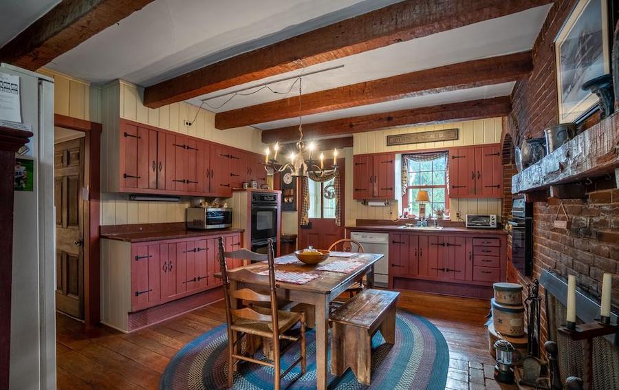 house for sale west chester 18th-century farmhouse kitchen