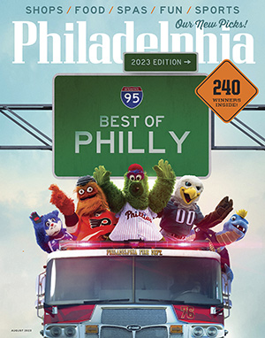 Cover of Philadelphia Magazine, an example of a popular magazine.