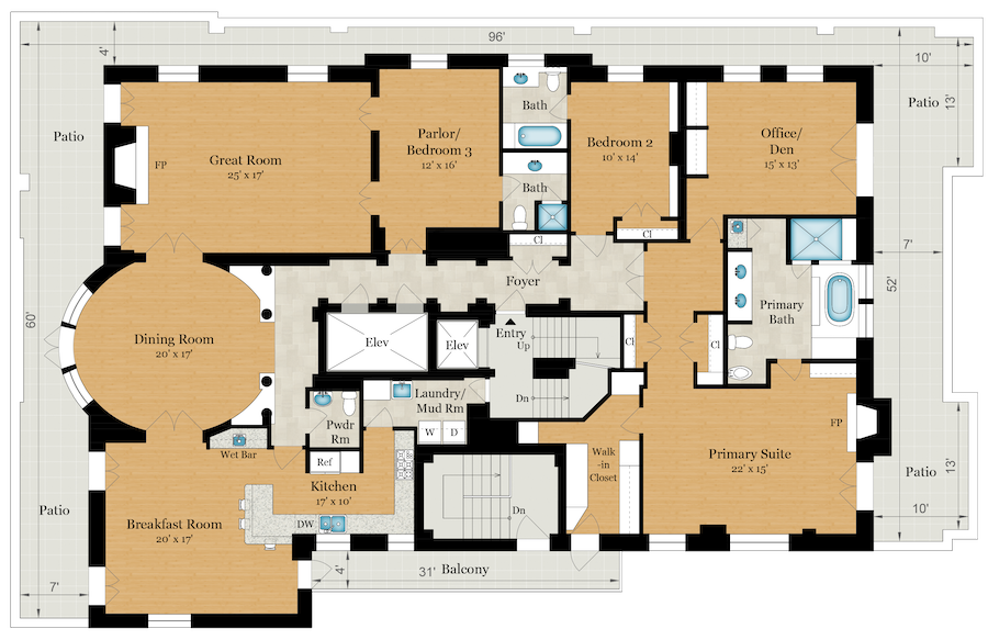 current floor plan