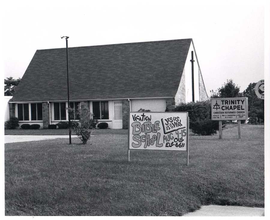 The Marple church where Gretchen Harrington attended VBS and David Zandstra was pastor (photo courtesy the Delaware County District Attorney's Office)