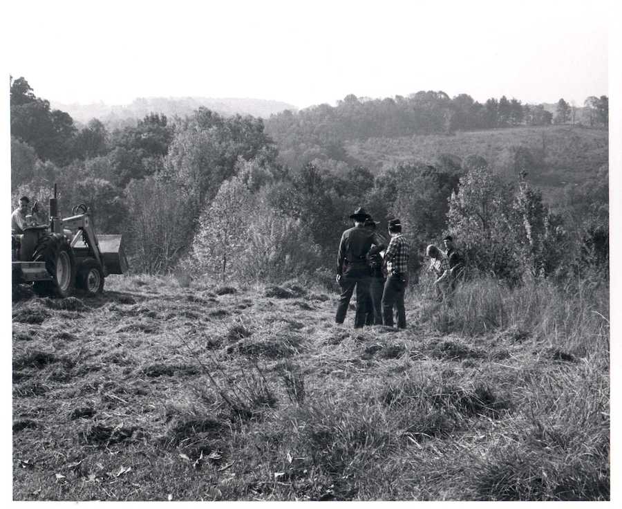 the area of Ridley Creek State Park where retired pastor David Zandstra has confessed to killing Gretchen Harrington in 1975