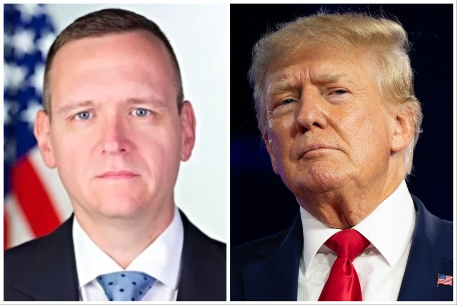 Mike Roman and Donald Trump, both of whom are charged in the Georgia case