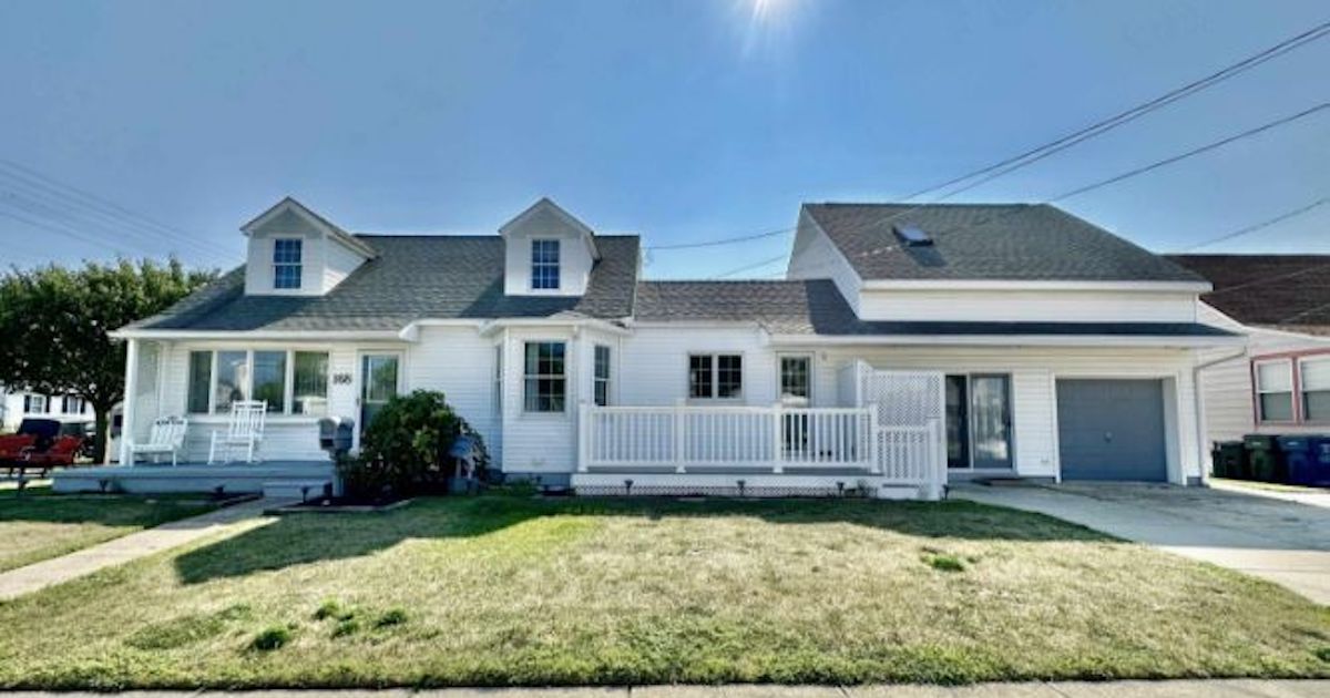 Just Listed Down the Shore Brigantine Cape Cod House for Sale