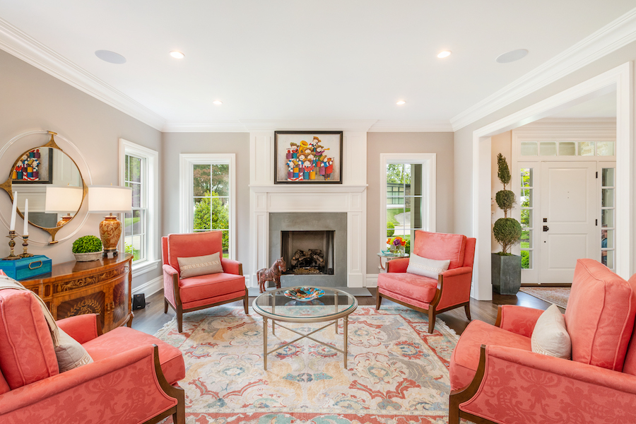 house for sale chestnut hill neotraditional formal living room