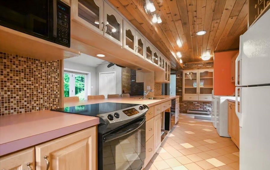 house for sale honesdale contemporry rancher kitchen