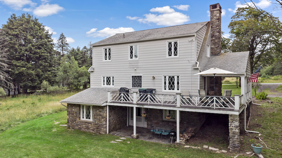 house for sale mount pocono cape cod exterior rear