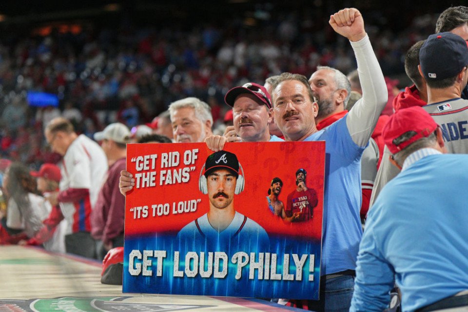 General view of signage for the Braves clubhouse merchandise store News  Photo - Getty Images