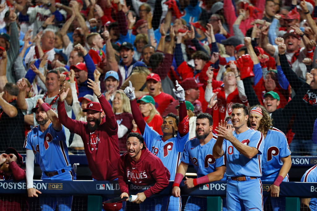 Fan Lineup for NLCS Game 1 at Citizens Bank Park