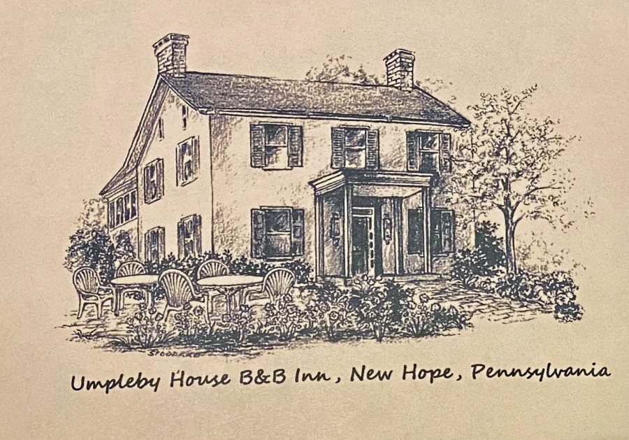 house for sale new hope historic inn umpleby house postcard