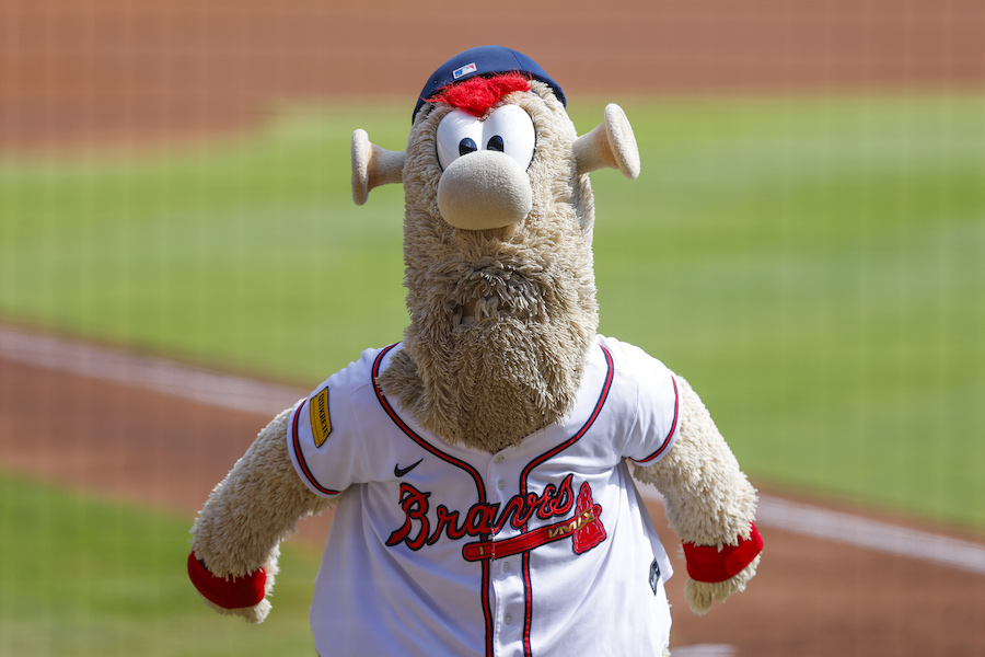 Blooper, the awful Atlanta Braves mascot