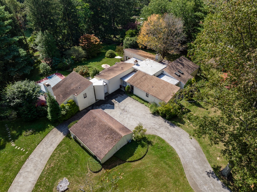 house for sale bryn mawr updated contemporary aerial view of propetty