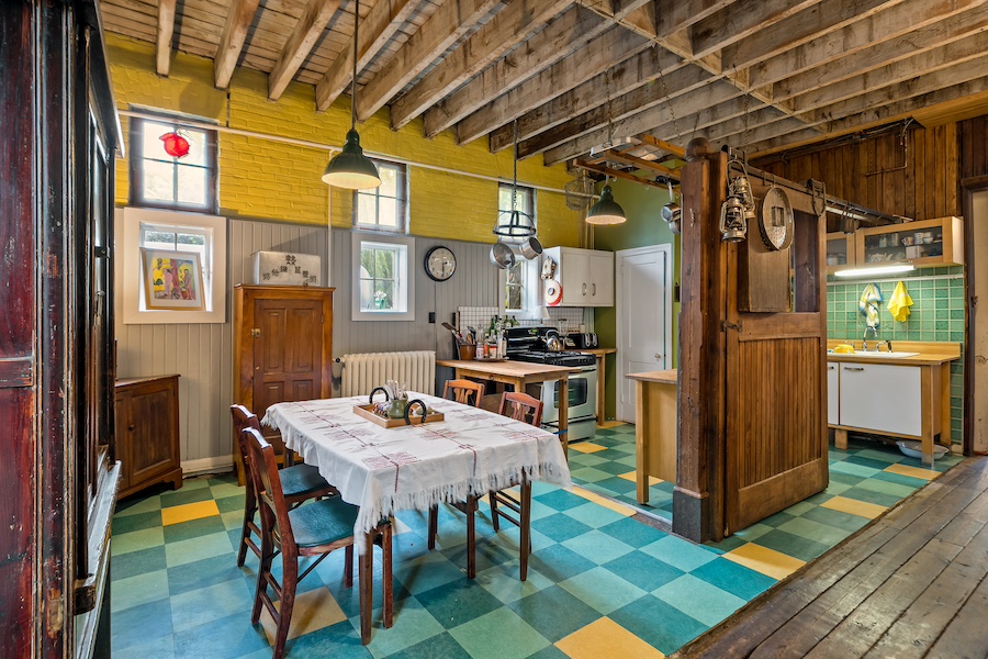 house for sale germantown carriage house dining room and kitchen