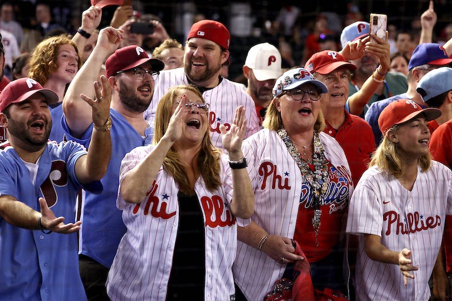 Phillies fans like these are paying top dollar for potential Phillies World Series tickets on sites like StubHub