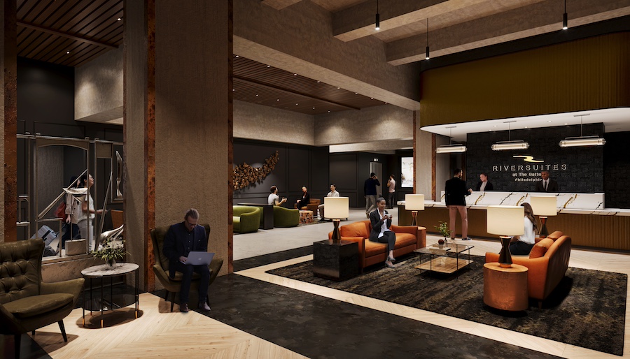 riversuites lobby rendering