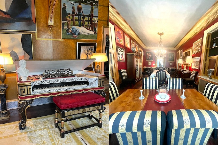 Home for sale in Beverly Waterfront mansion with antique piano and formal dining room