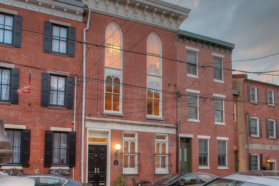 house for sale queen village victorian rowhouse exterior front