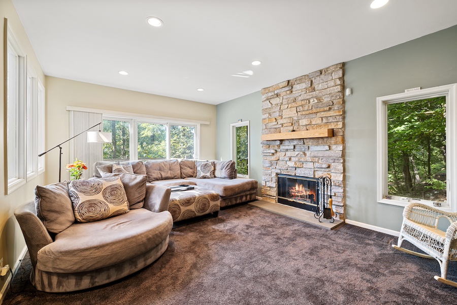 house for sale solebury contemporary living room