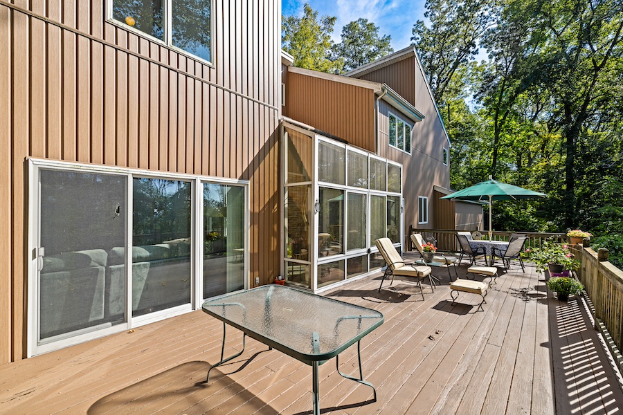 house for sale solebury contemporary rear deck