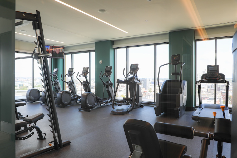 the carson apartment profile fitness center